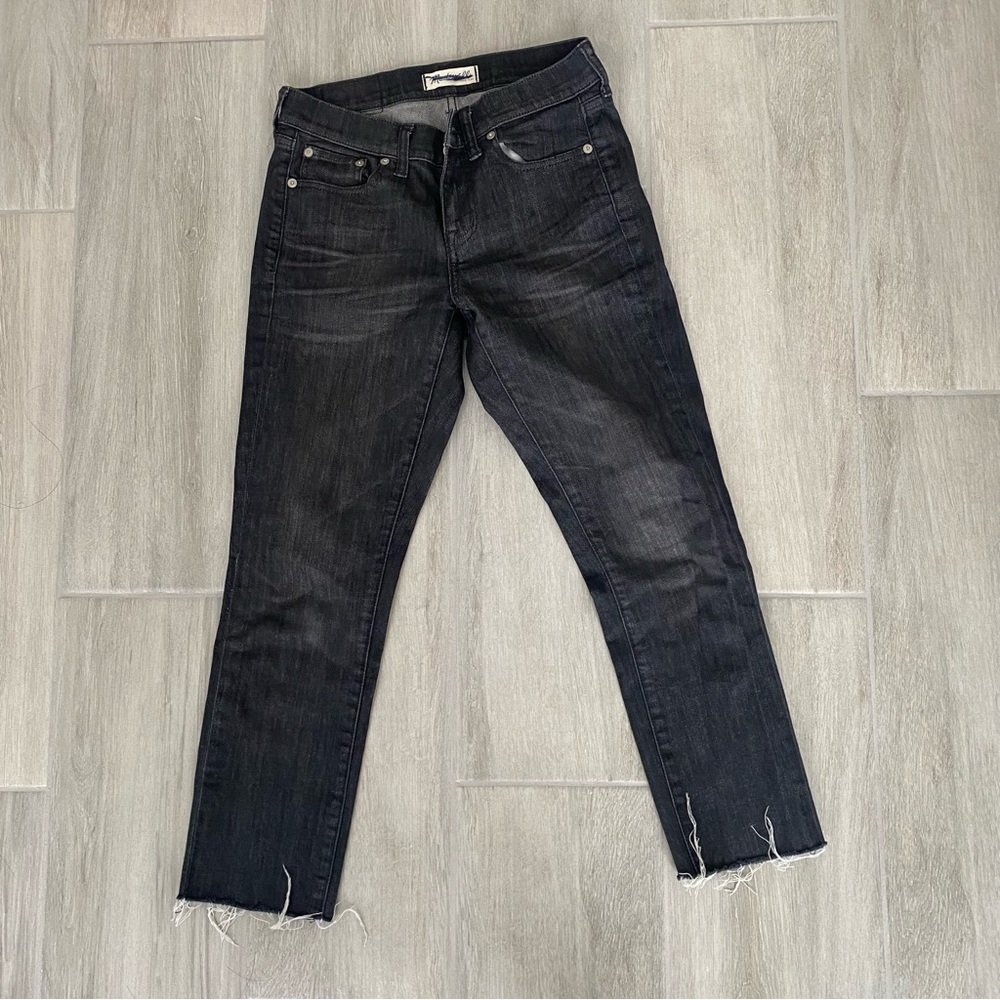 Madewell Slim Black Boyfriend Jeans